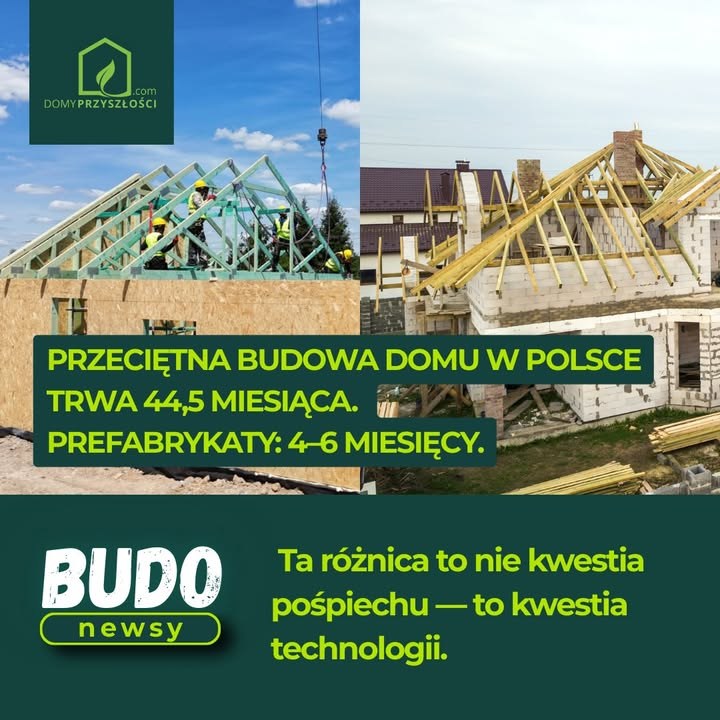GUS: przeciętna budowa domu trwa 44,5 miesiąca