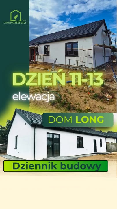 Elewacja: membrana, styropian, szlifowanie, siatka i tynk silikonowy