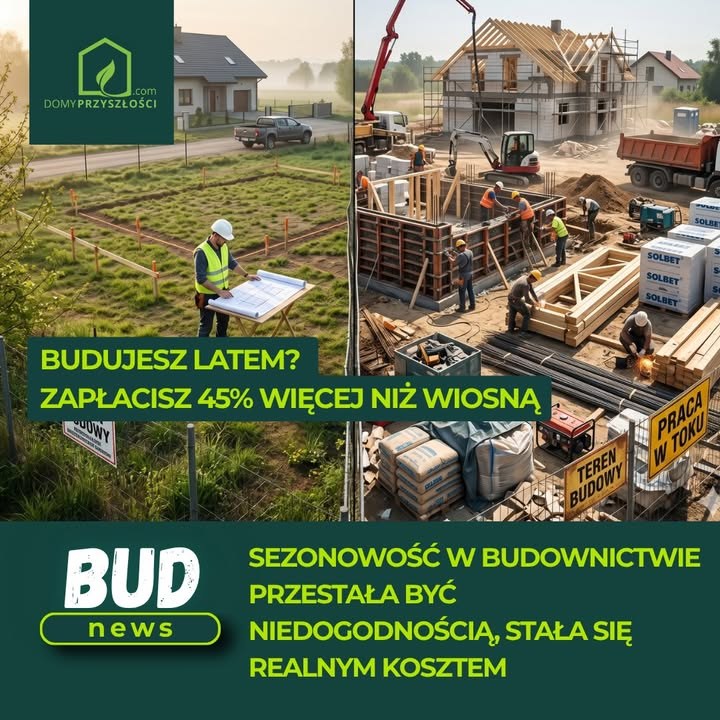 Latem robocizna kosztuje do 45% więcej niż wiosną